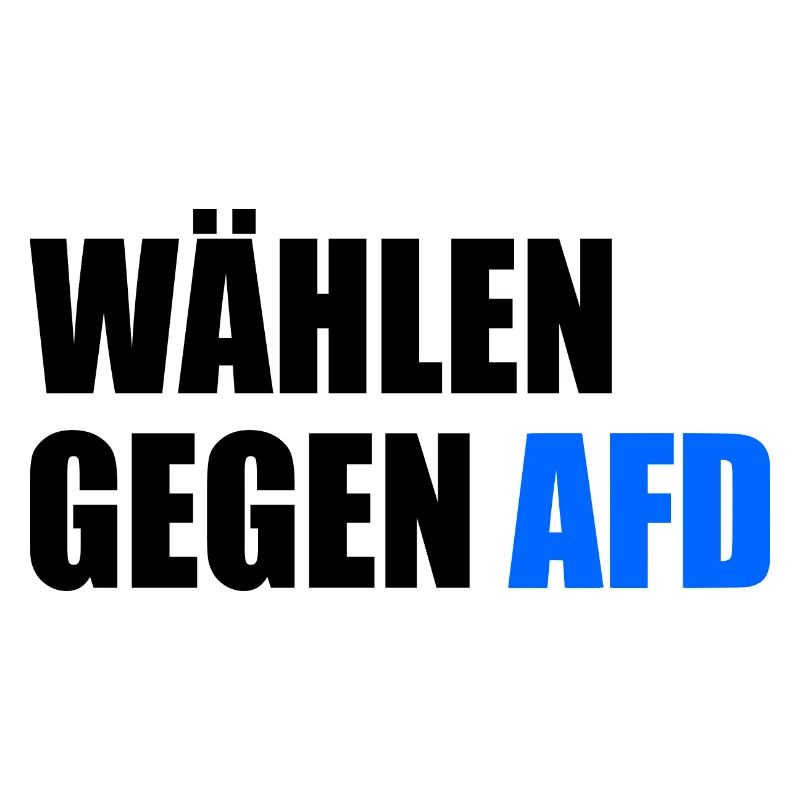 Wählen gegen afd