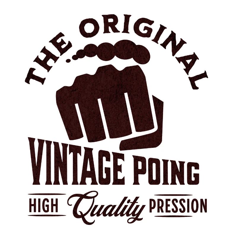 Die originale Vintage-Faust