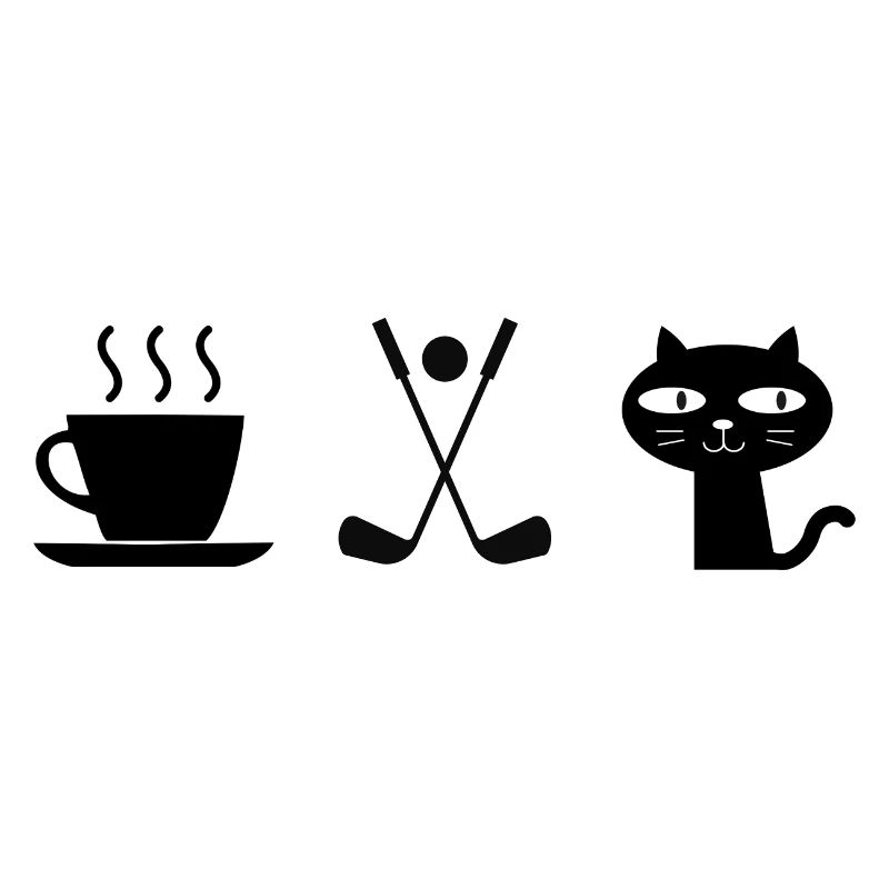 Café. Chats. Golf