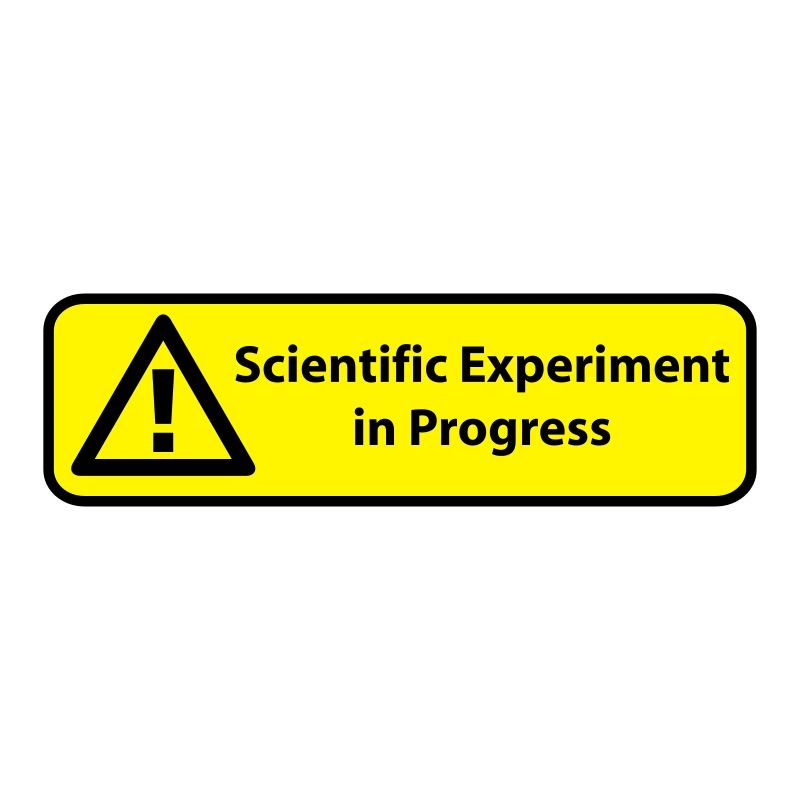 Scientific experiment in progress