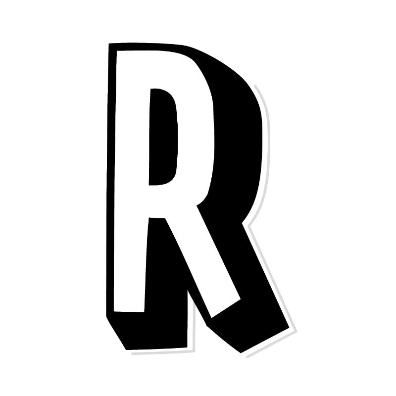 Buchstabe R - Alphabet R.