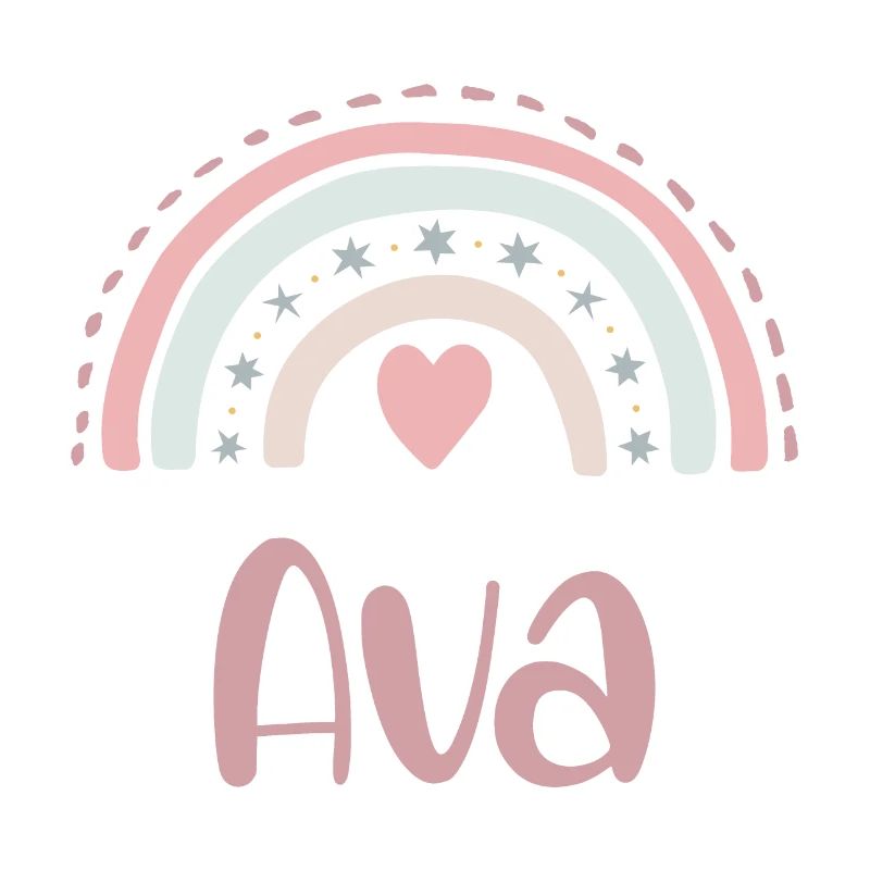 Ava Name Rainbow