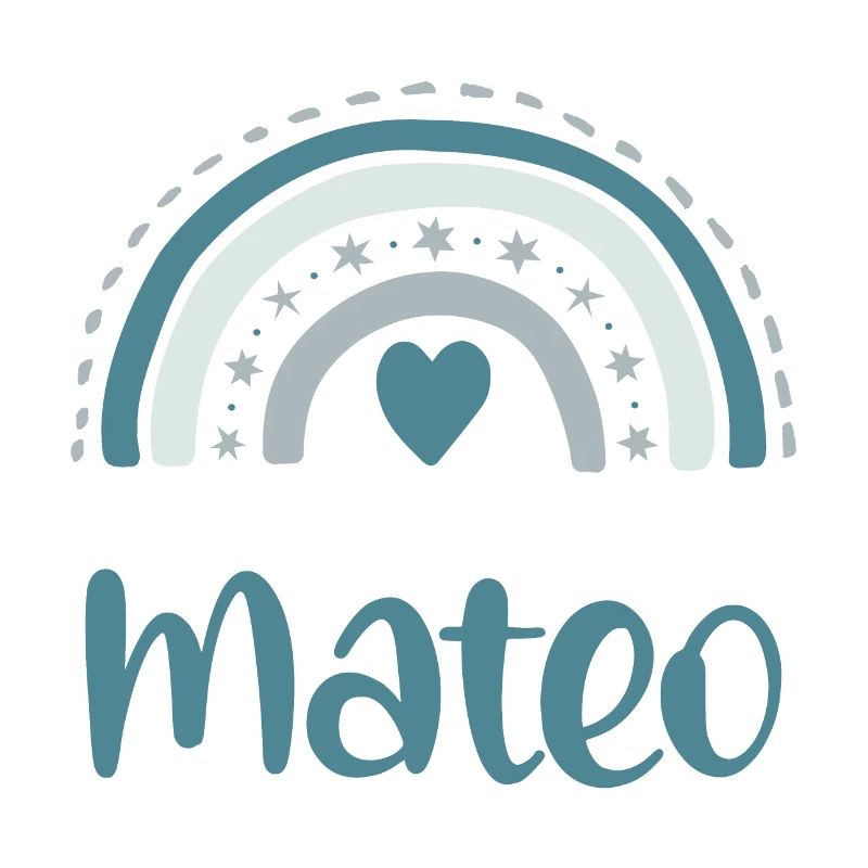 Mateo Name Regenbogen