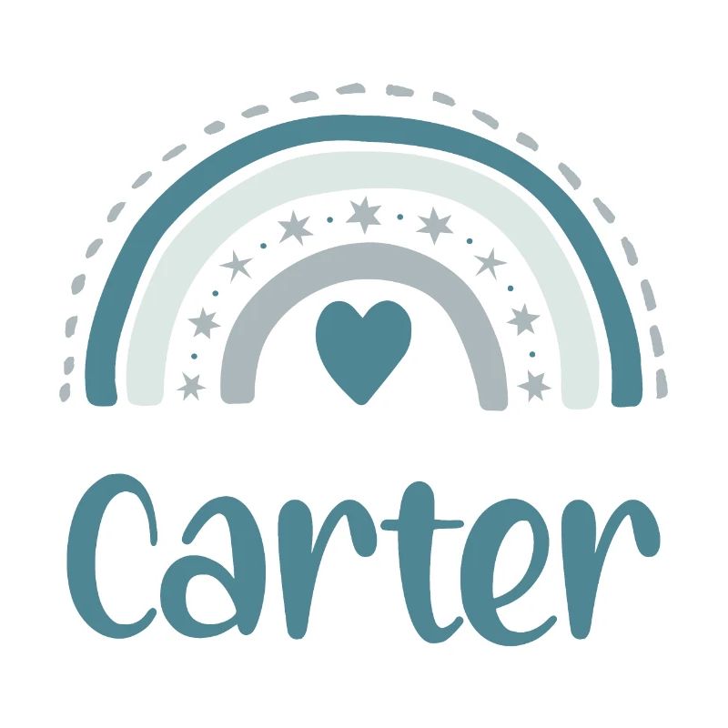 Carter Name Rainbow