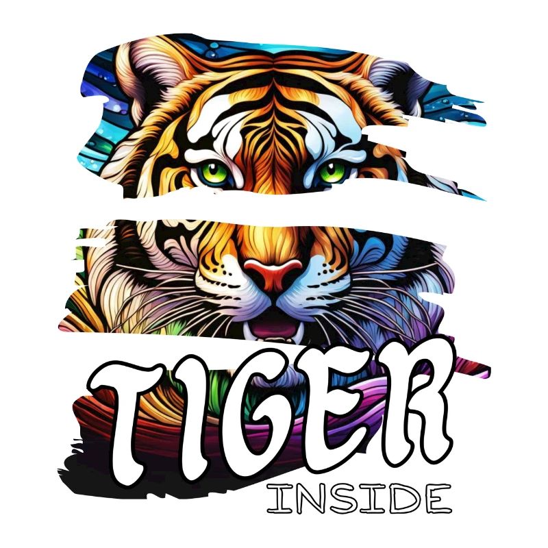 Tiger inside.