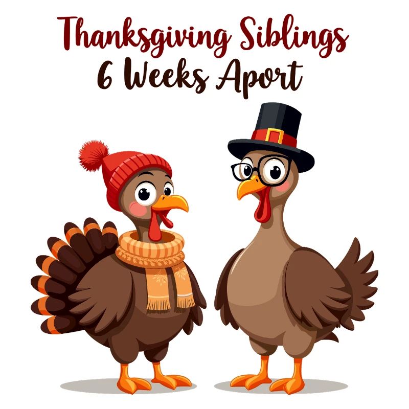 Frères et sœurs de Thanksgiving