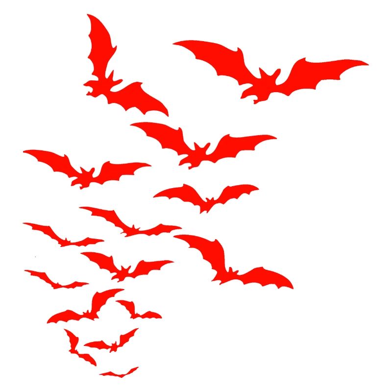 Rote Fledermäuse - Halloween