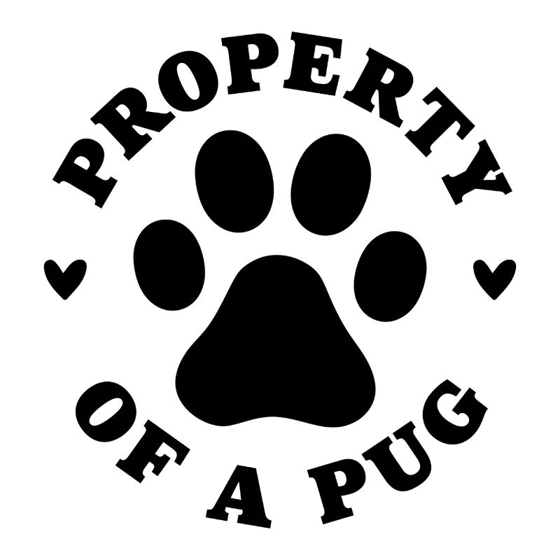 Eigentum eines Mops