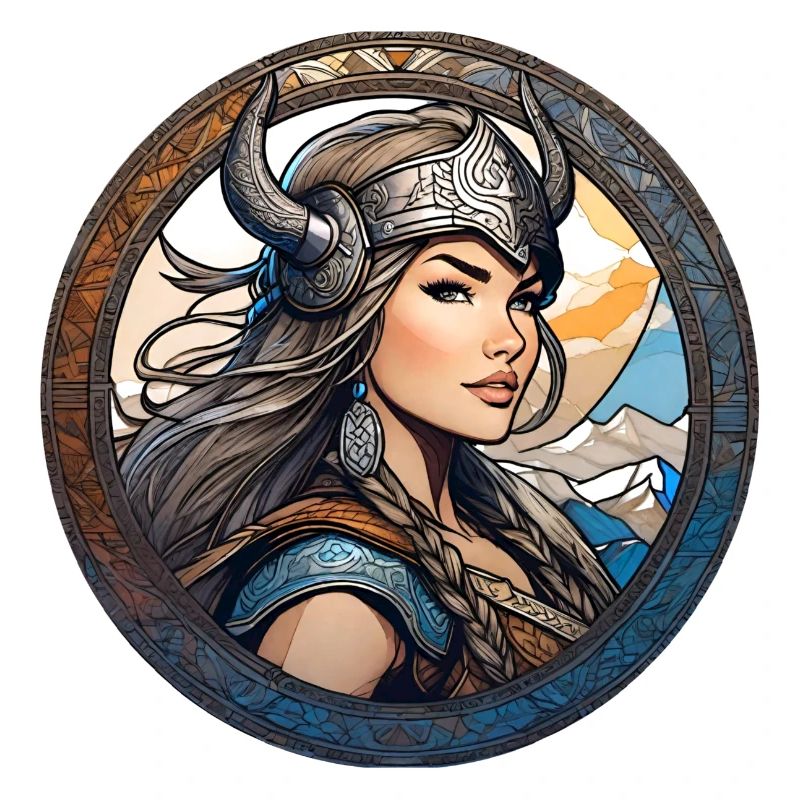 Fière Viking Germanin Shieldmaiden