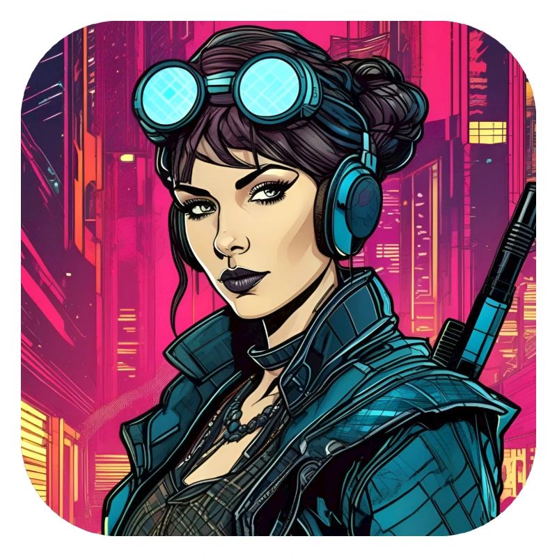 Fille Cyberpunk cool VX