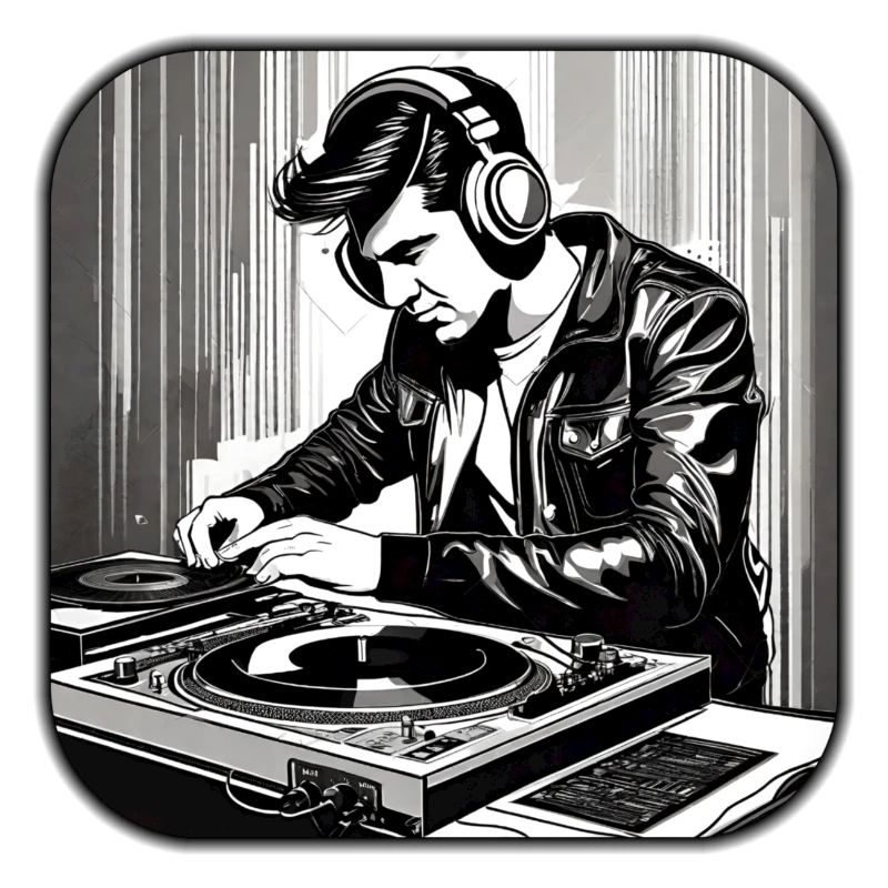 DJ de musique cool