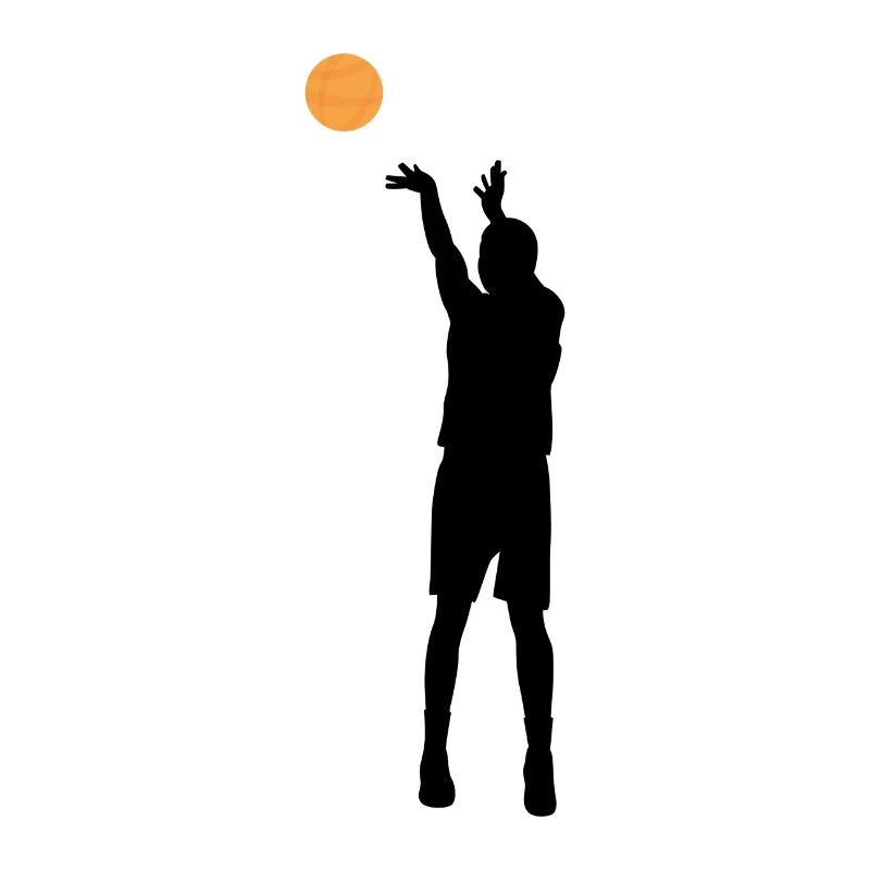 Cadeau silhouette silhouette lancer