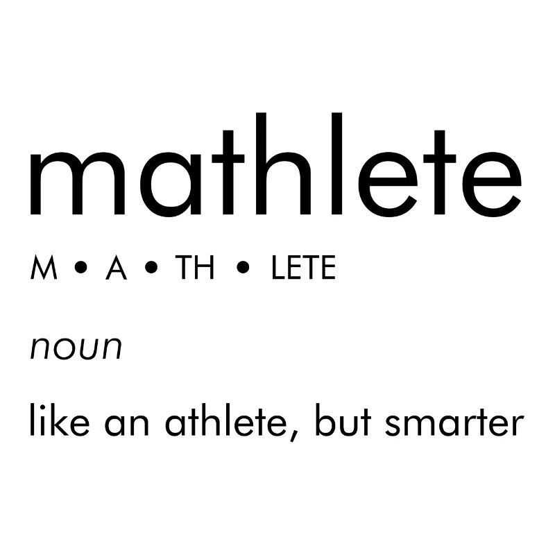 Mathe Mathematik Athlete Spruch Geschenk