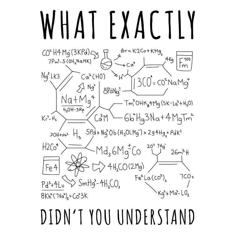 Chemie Stufium Student Spruch Geschenk