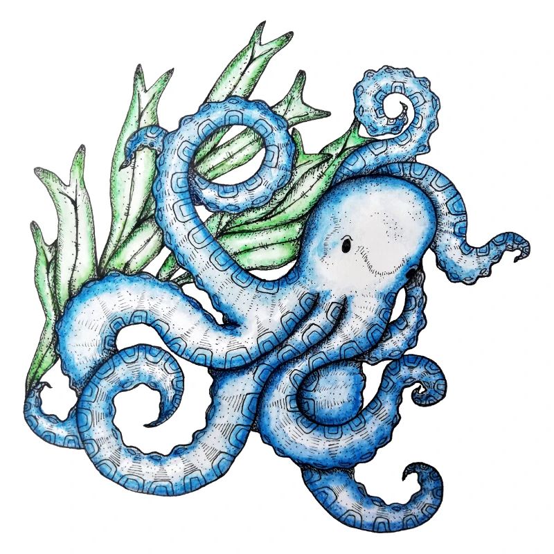 Blue Octopus