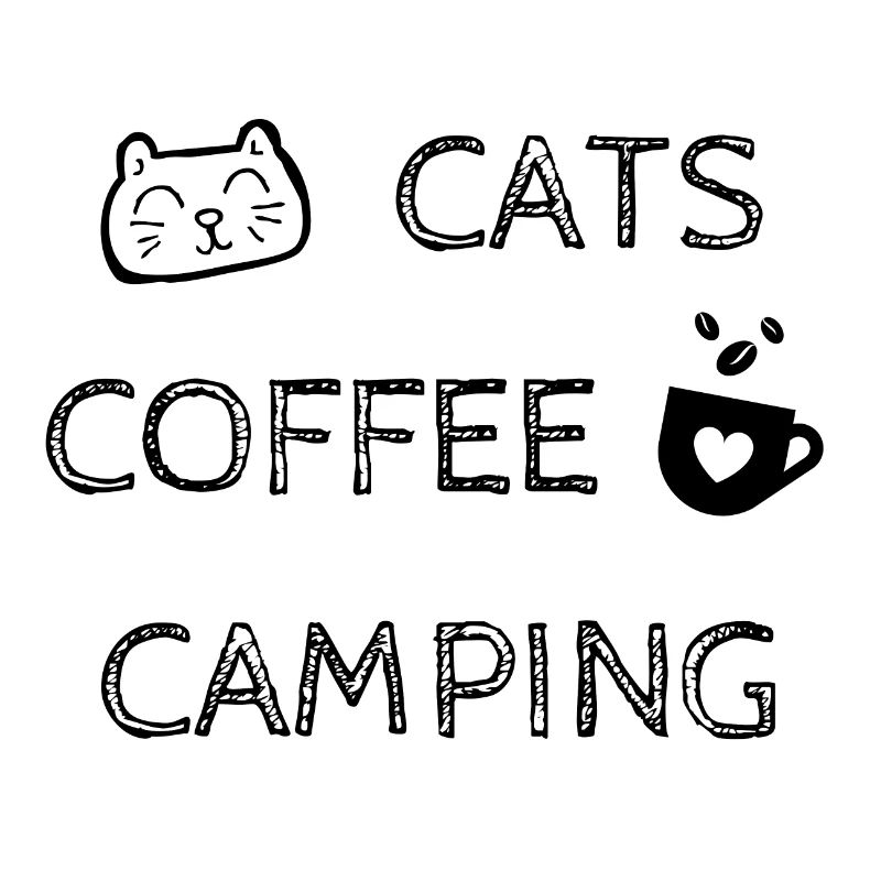 Chats. Café. Camping