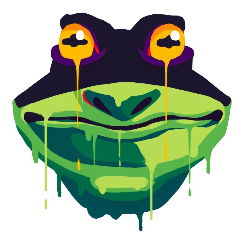 A Beautiful and Funny Frog Design