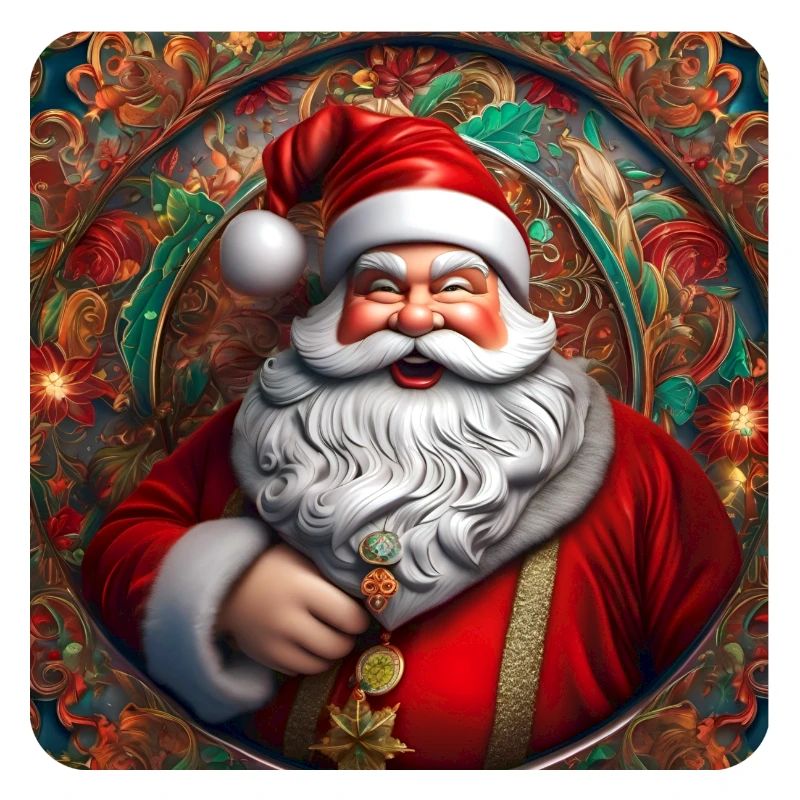 Lustiger witziger Weihnachtsmann