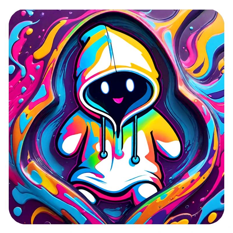 Cool Graffiti Ghost avec sweat à capuche
