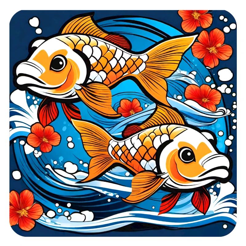 Poisson rouge mignon