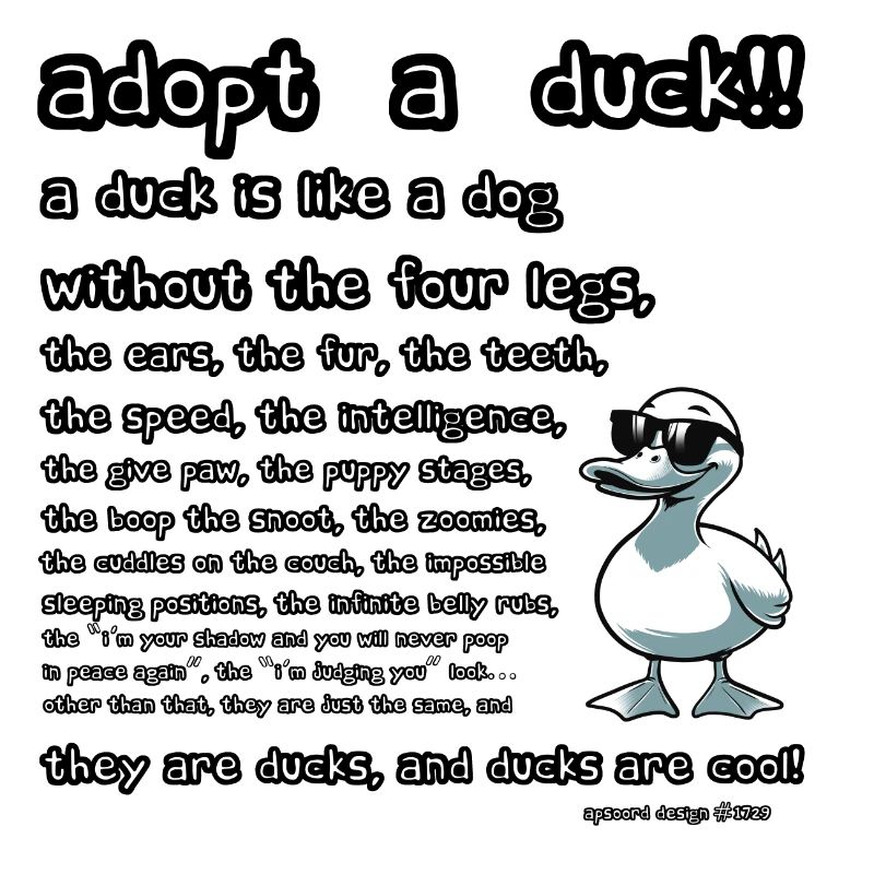 Adopt a duck