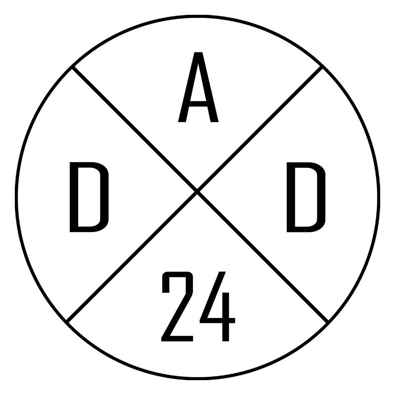 Papa 24 cercle Croix Design