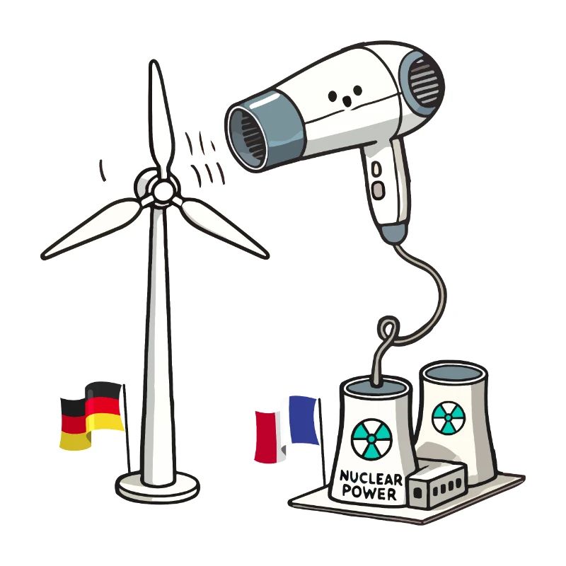 Windkraft vs Kernkraft Lustige Satire