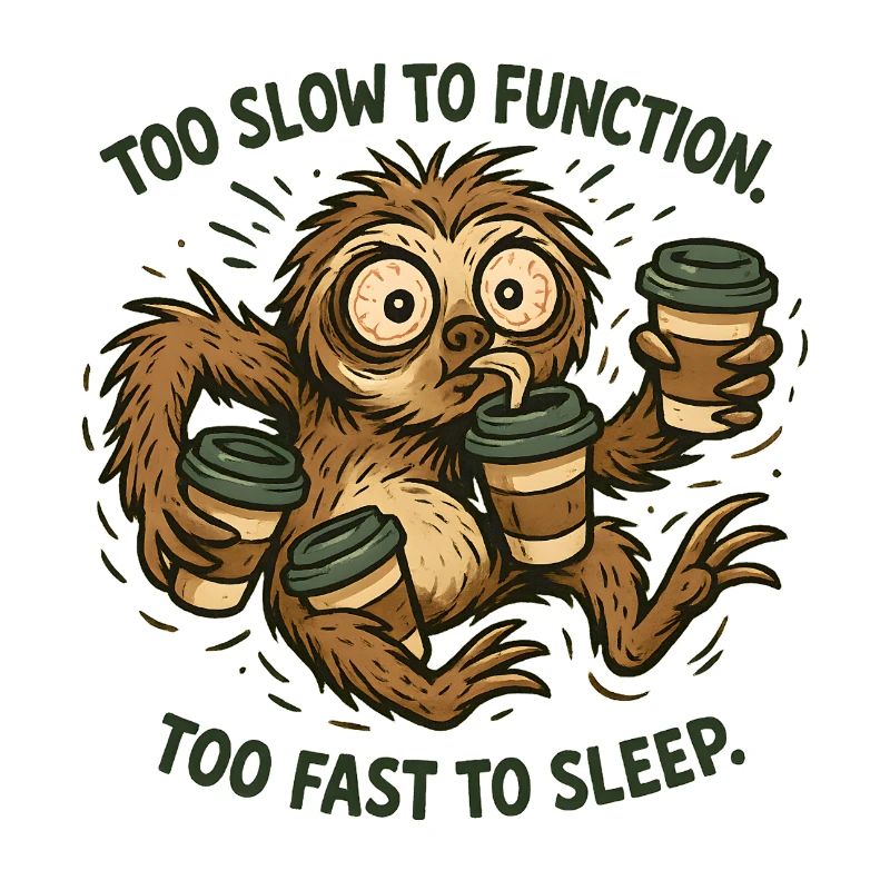 Caffeine Chaos – The Hyperactive Caffeine Sloth
