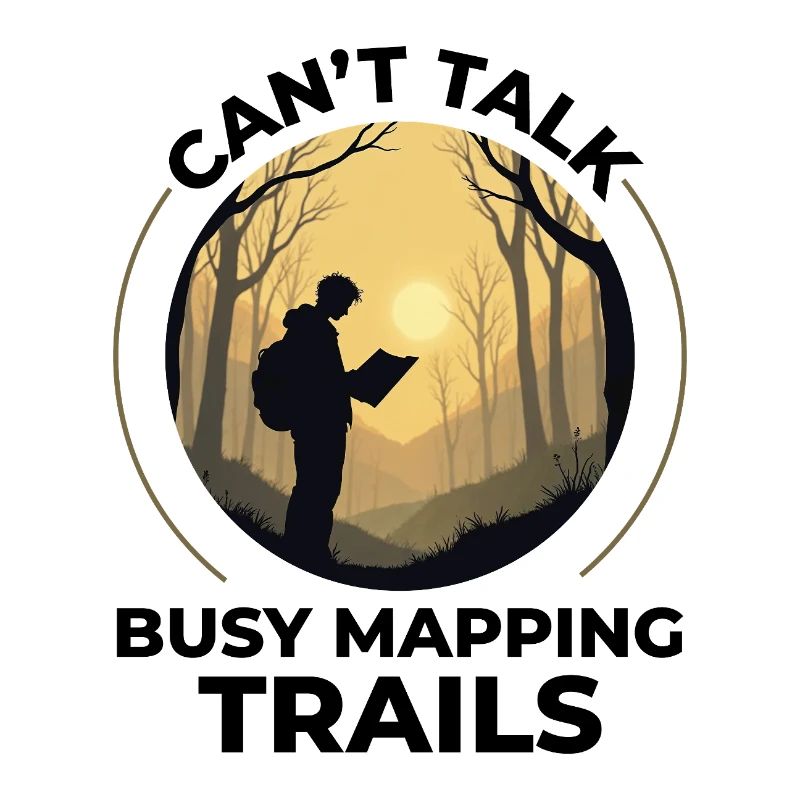 Outdoor Mapping Explorer Forest Map Sunrise