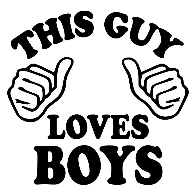 This guy loves boys