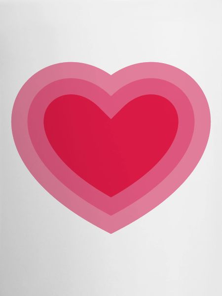 Concentric Pink Heart