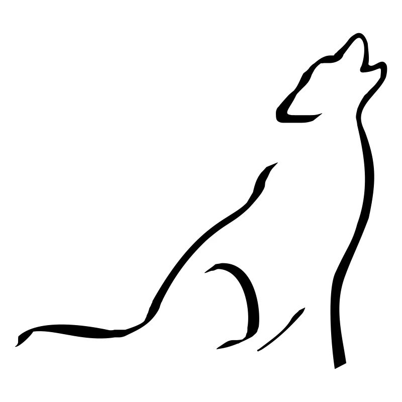 heulender Wolf - sketch