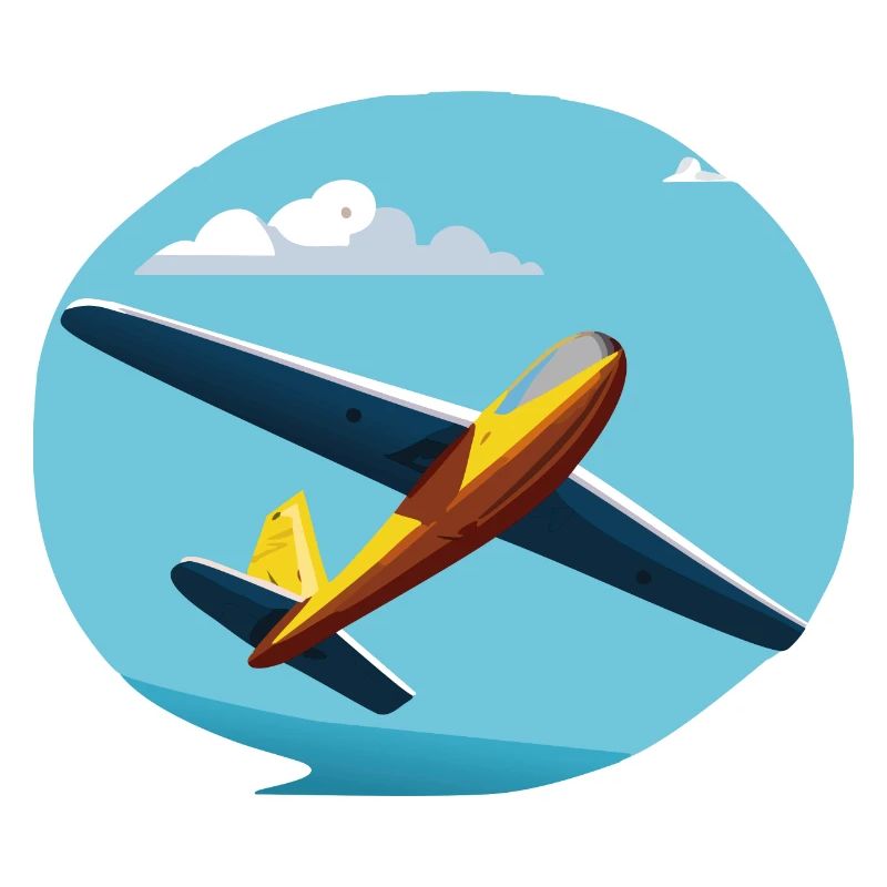 Planeur jaune