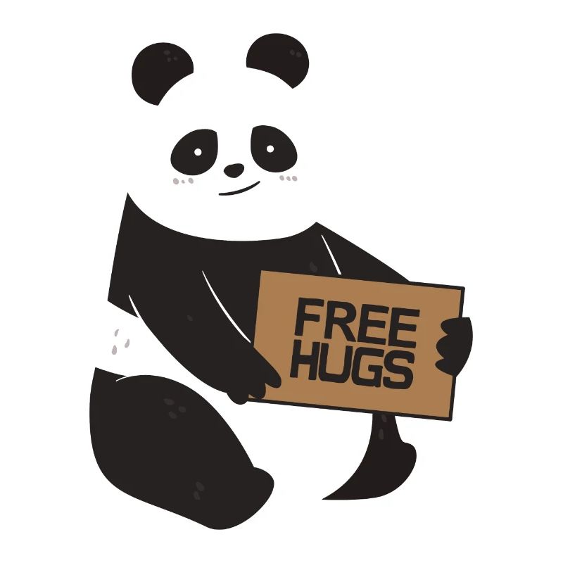 Free Hugs Panda
