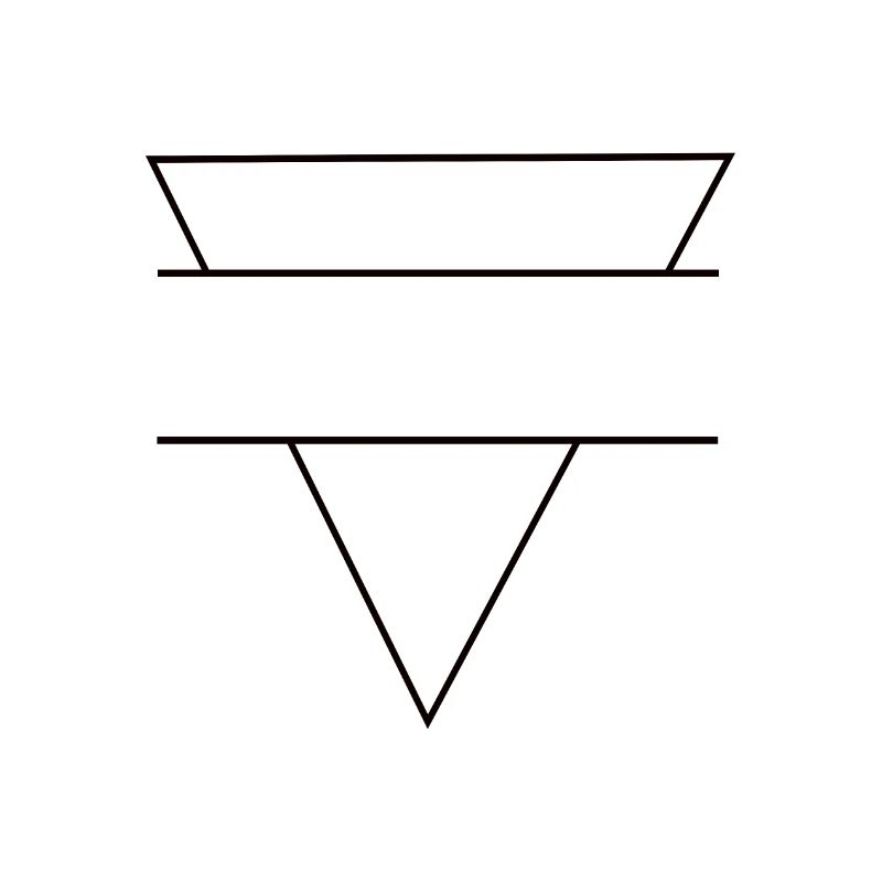 Logo triangle - Symbole triangle