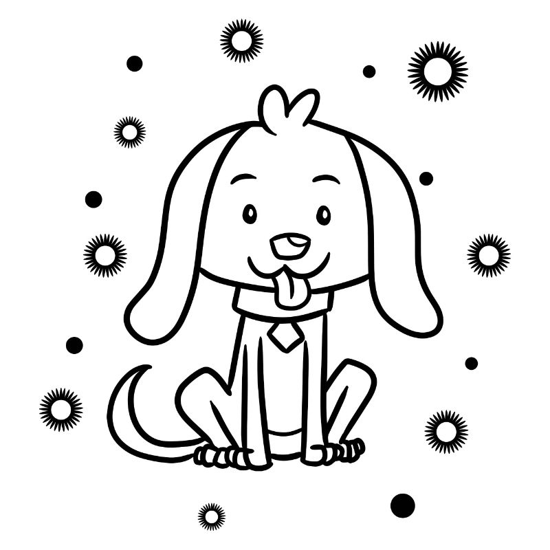 petit bébé chien mignon
