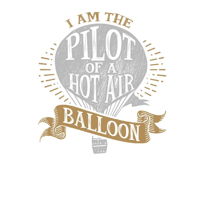 Ich bin der Pilot eines Heißluftballons