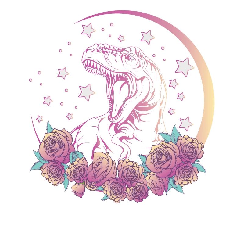 Gâteau goth TRex dinosaure