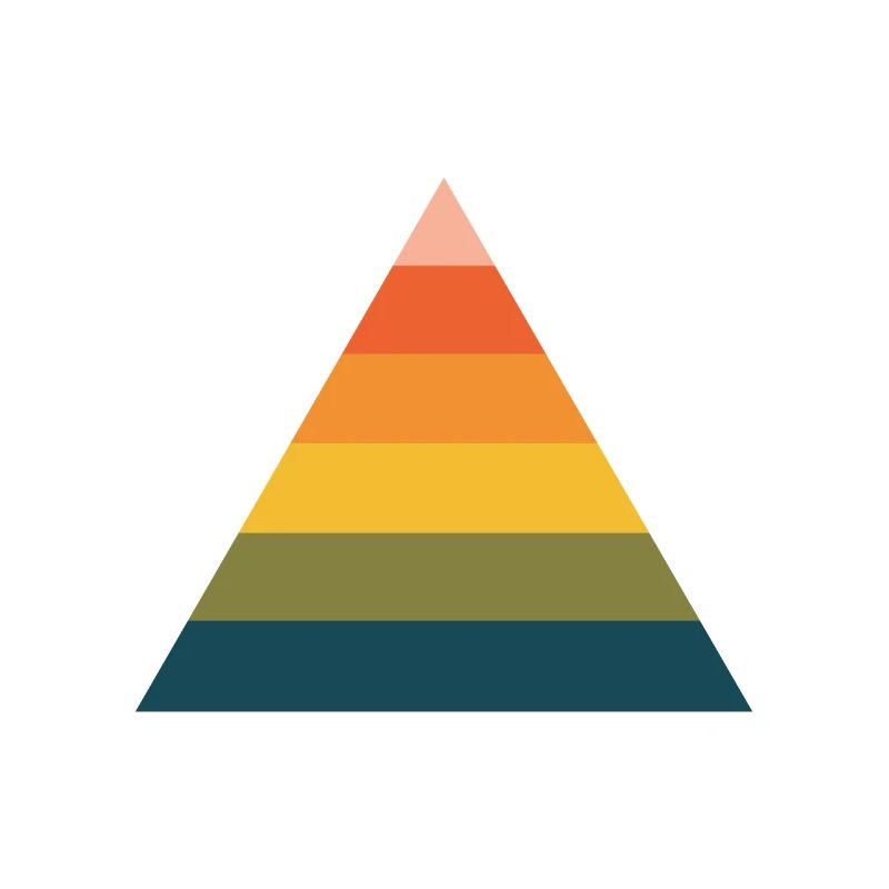 Pyramide arc-en-ciel