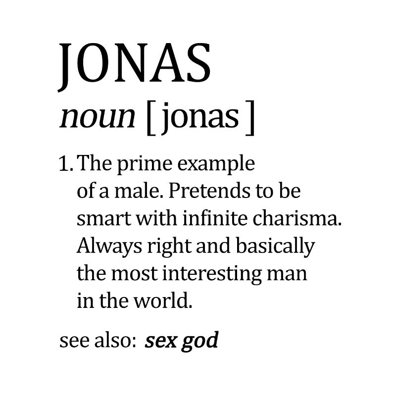 Jonas Name Geschenk