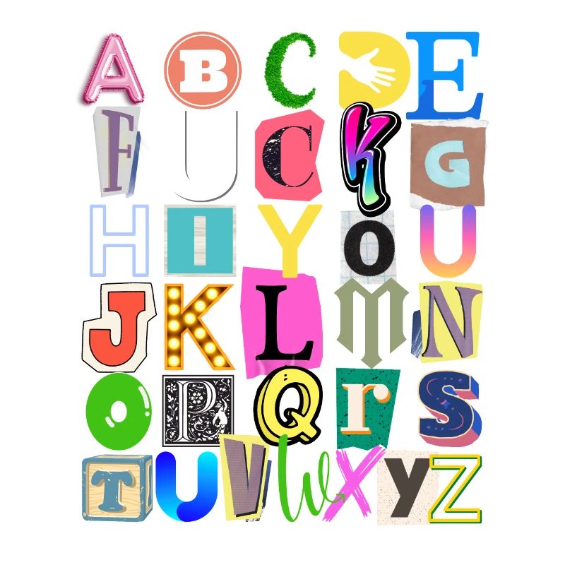 Alphabet and hidden message