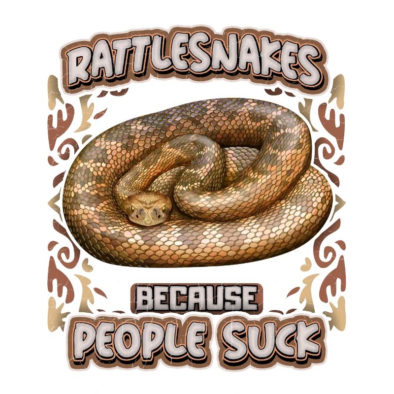 Serpent, serpent à sonnette, slogan People-Suck