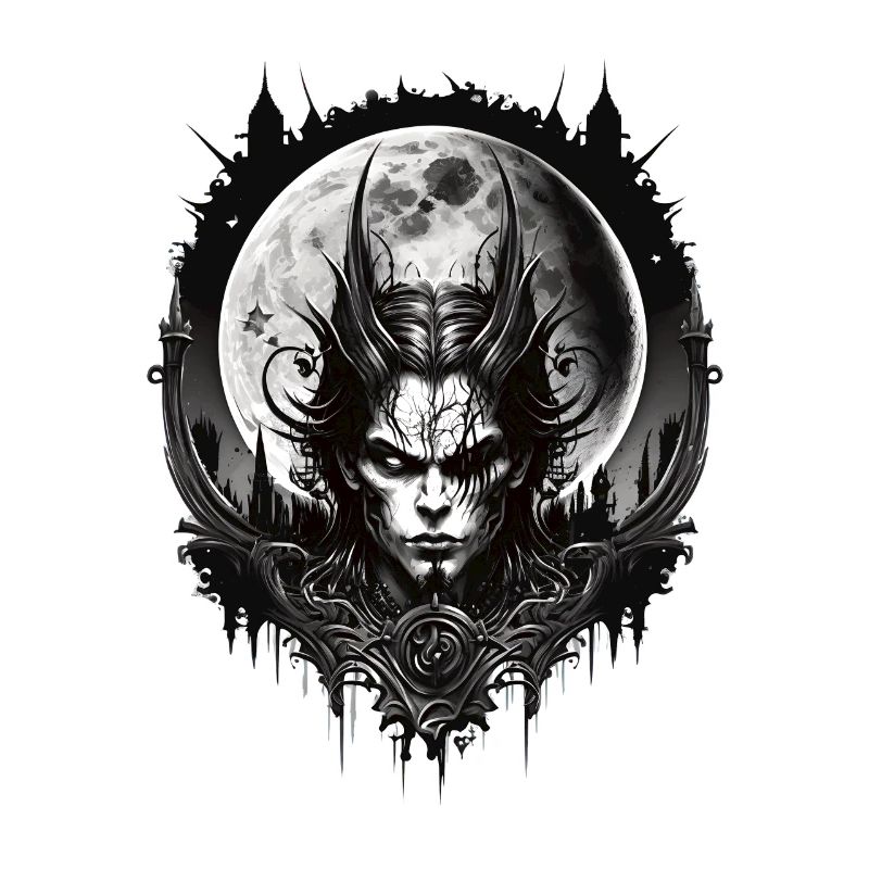 Gothic Demon Vampire Full Moon Demon Full Moon