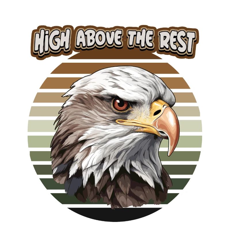 Eagle Illustration, Eagle Motif, Saying