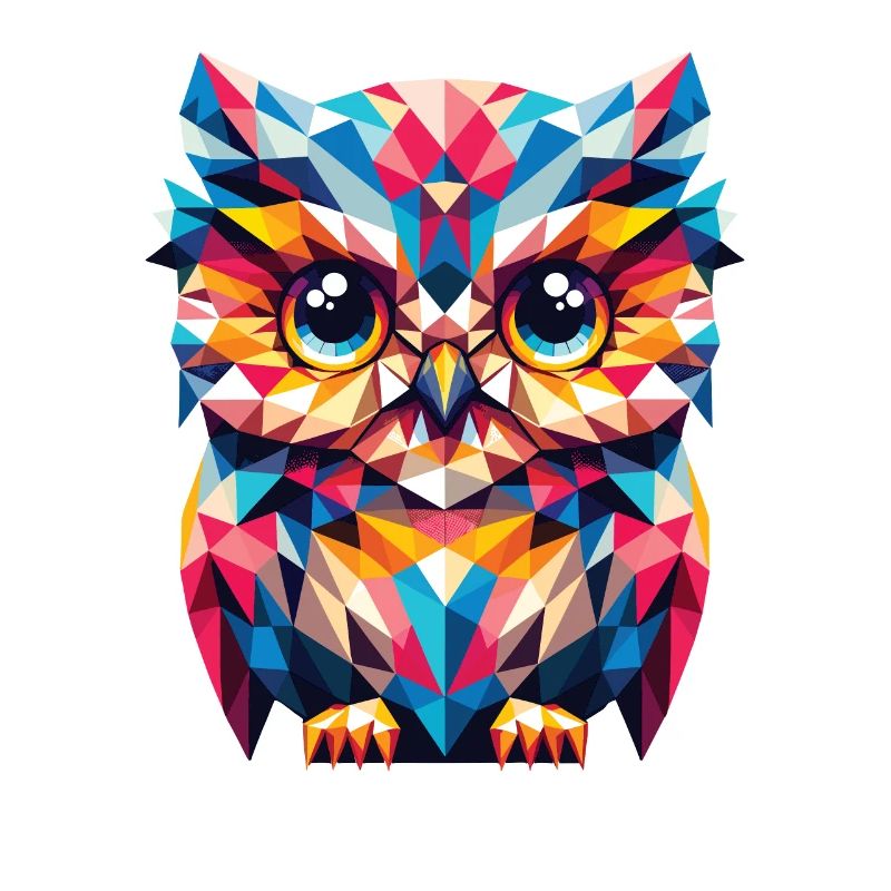 Polygon Owl Geometric