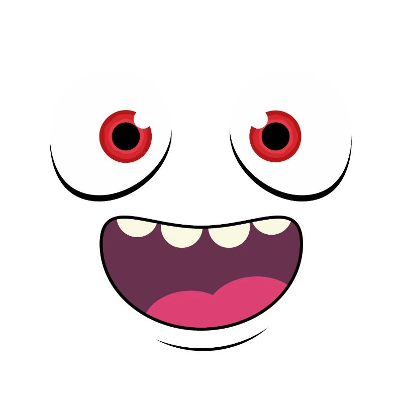 Visage de monstre