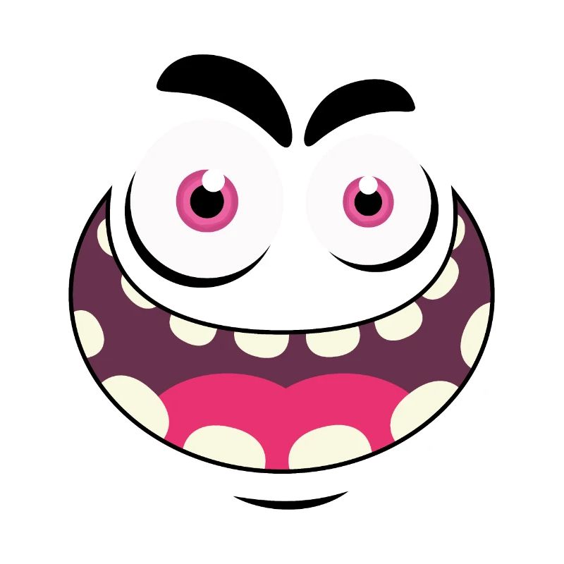 Visage de monstre