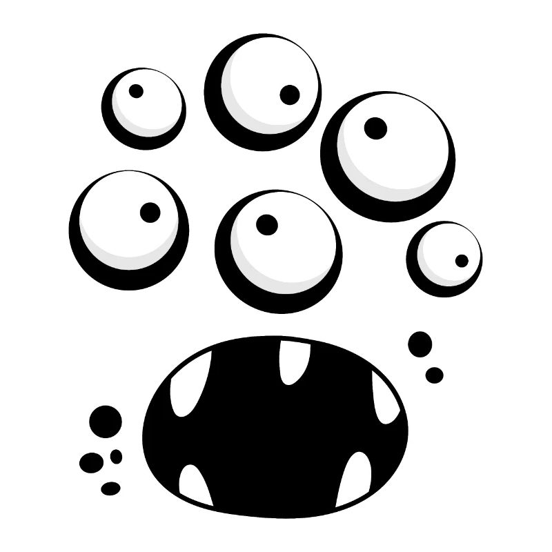 Visage de monstre