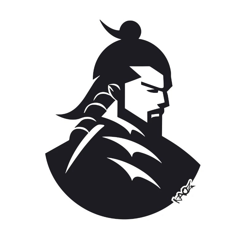 Ein japanischer Samurai Shogun