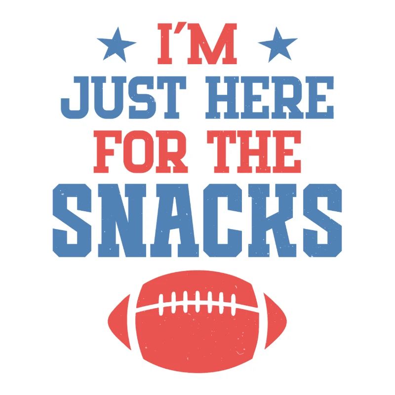 Ich bin nur wegen der Snacks hier